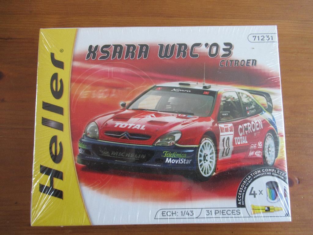 Citroën Xsara WRC'03  (Heller 1/43), Auto, 1:32 tot 1:50, Nieuw, Ophalen of Verzenden