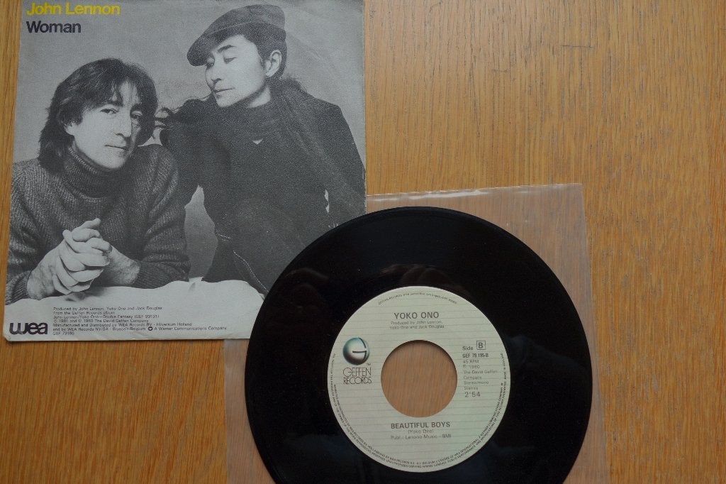 Single John Lennon en Yoko Ono, Ophalen of Verzenden, Zo goed als nieuw, 7 inch, Pop