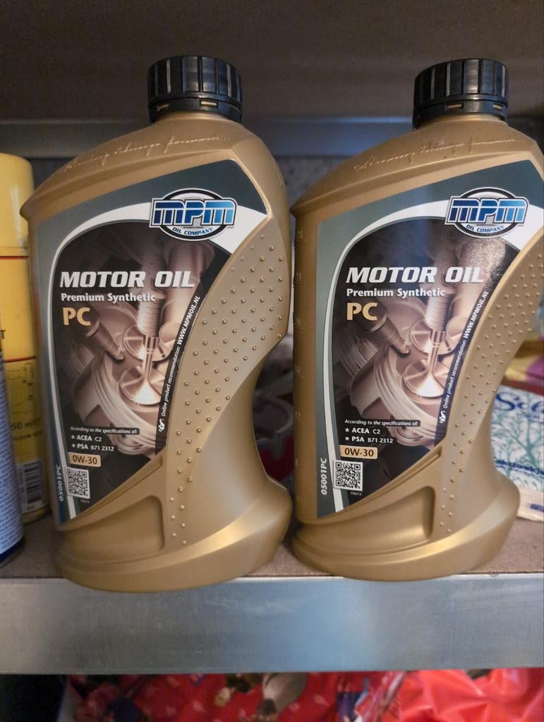 MPM Motorolie Premium Synthetic PC 0W-30, Ophalen, Nieuw