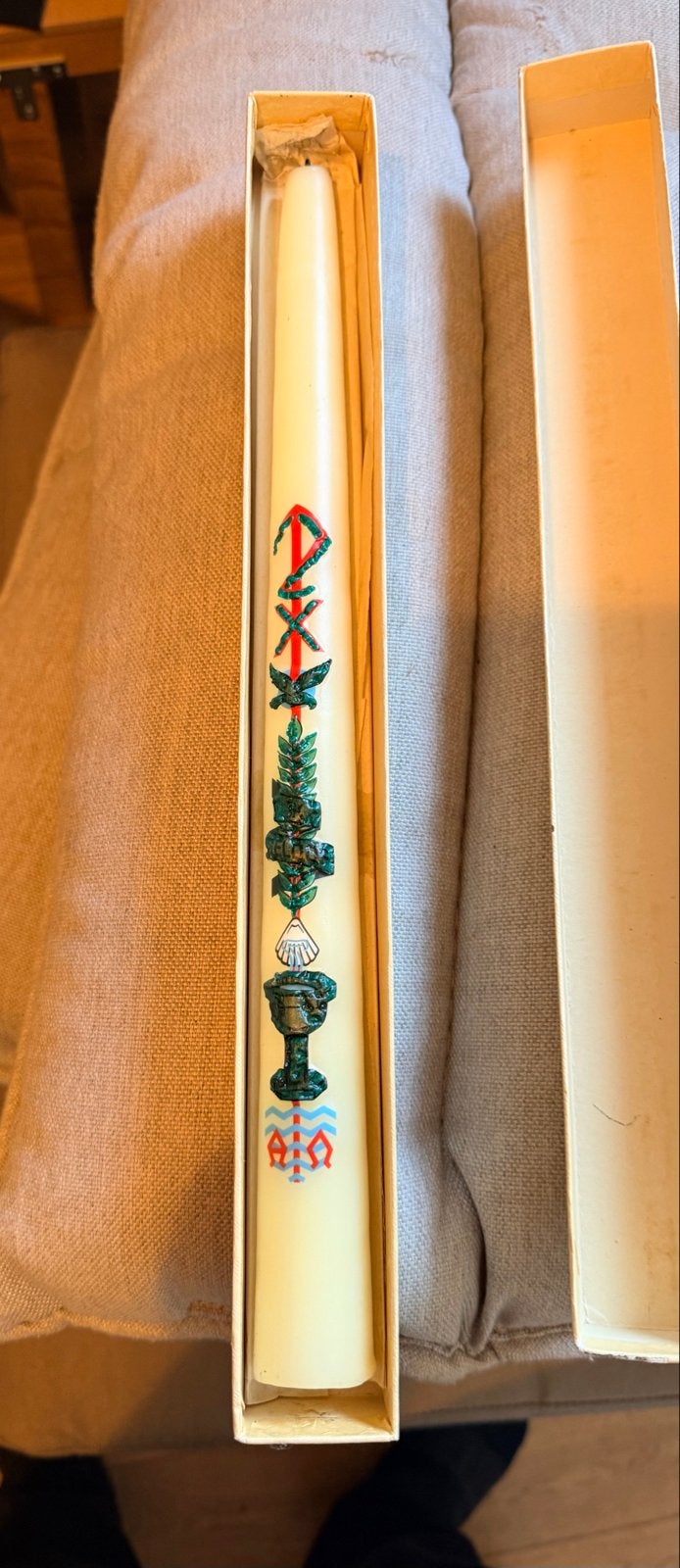 Communiekaars met Religieuze Symbolen, Antiek en Kunst, Antiek | Religie, Ophalen of Verzenden