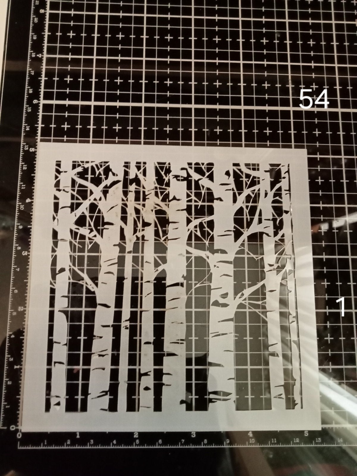 Stencil bomen., Ophalen of Verzenden, Nieuw, Overige thema's, Overige typen