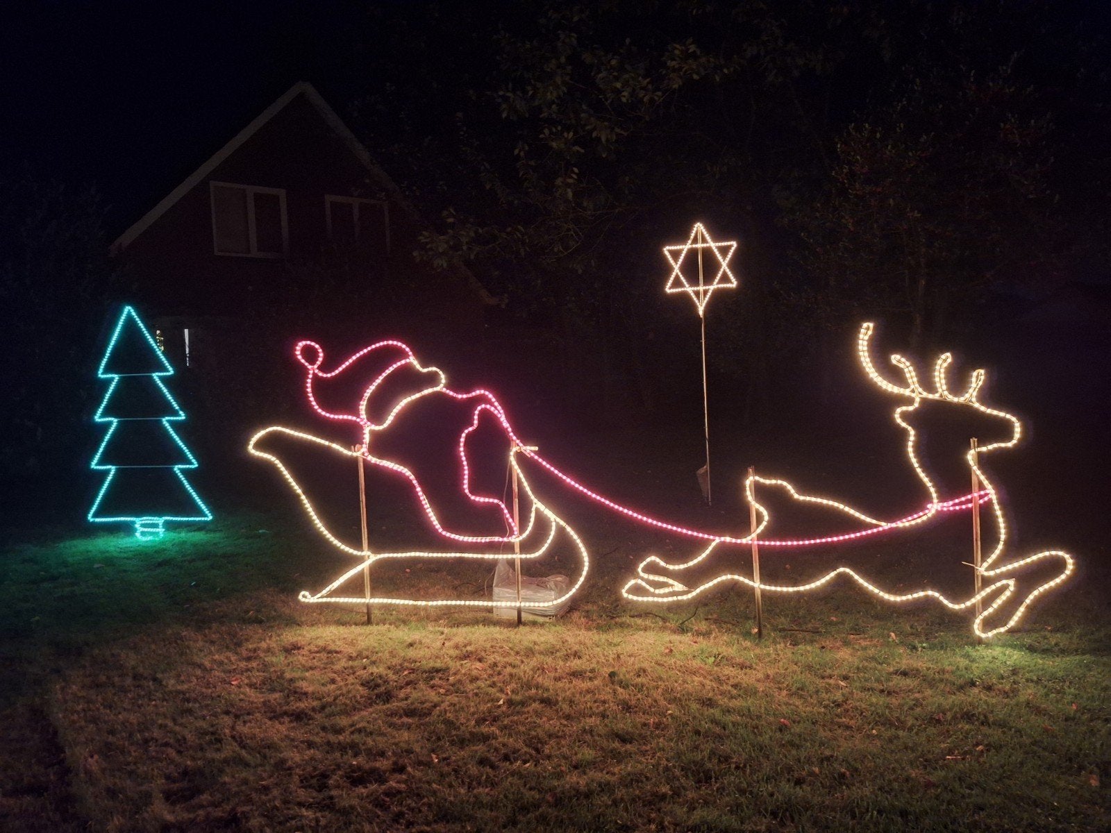 Kerstversiering lichtslang Kerst Kerstman Kerstboom Ster, Ophalen, Nieuw