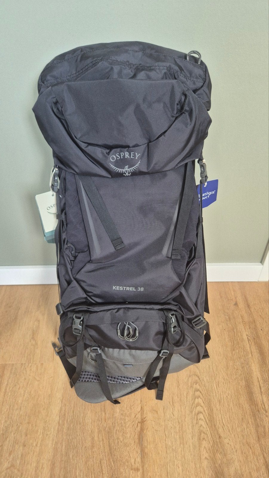 Osprey Kestrel 38 Backpack - Nieuw - L / XL, Verzenden, Nieuw, Zwart, Osprey