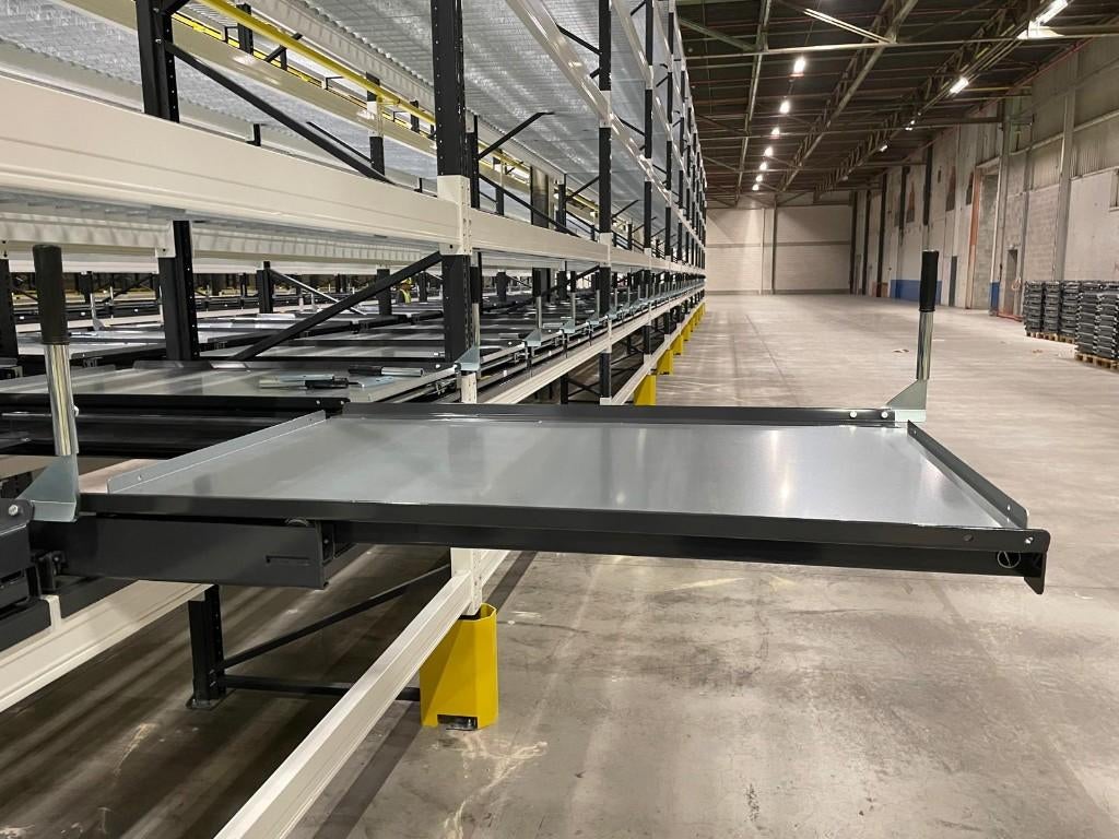 palletlade 120x80 / 300 kg / 100% uittrekbaar, gebruikt
