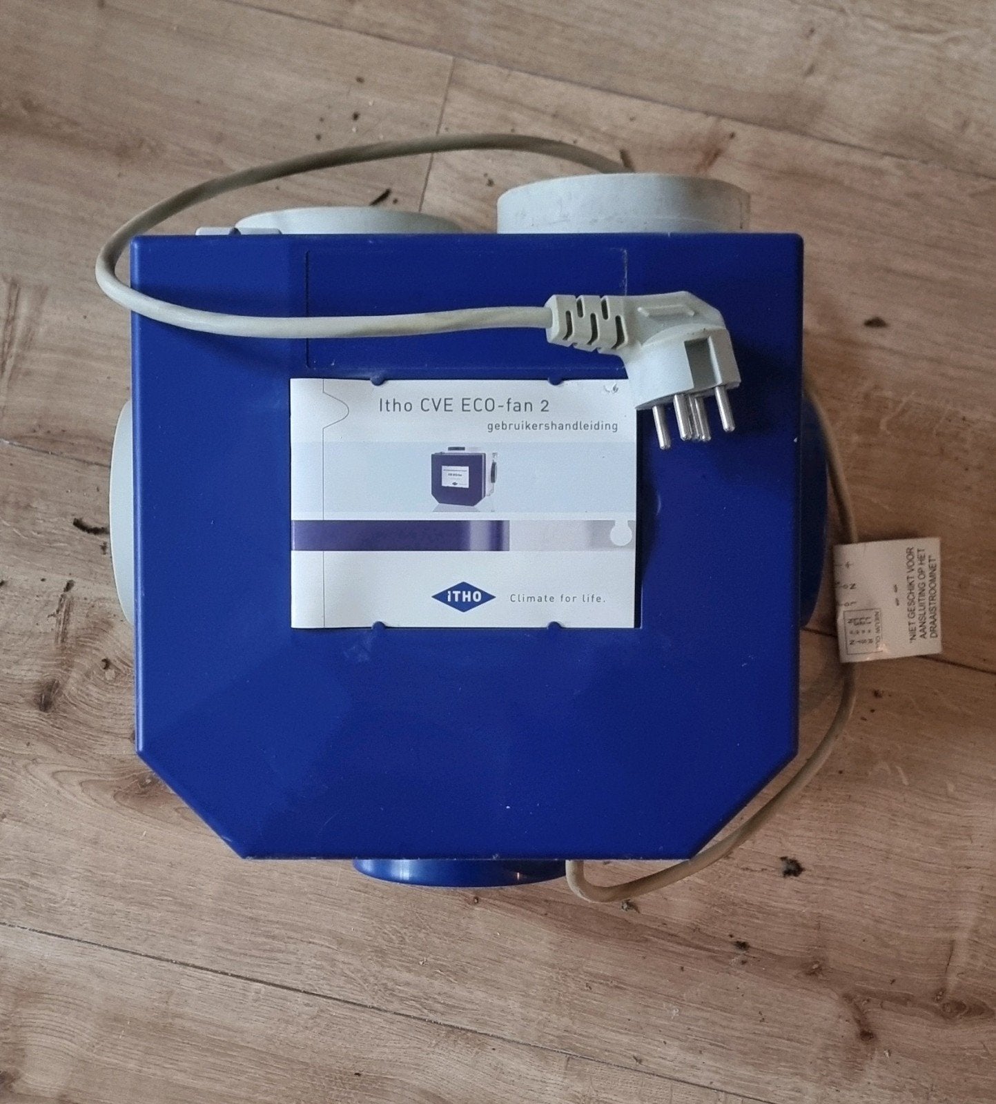 Itho CVE ECO-fan 2 Ventilator/Afzuiger - Zo goed als nieuw, Ophalen, Zo goed als nieuw, Ventilator en Afzuiger