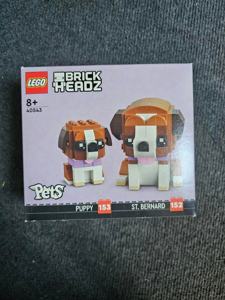 LEGO BrickHeadz Pets St. Bernard & Puppy 40543, Ophalen of Verzenden