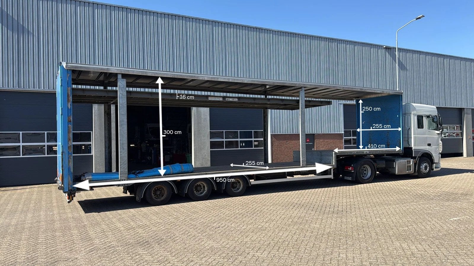 KEL-BERG PRSGRDDECK 5-Lader Hydralische vloer (en of voor st, Auto's, Blauw, Overige brandstoffen, Aanhangers en Opleggers, Te koop