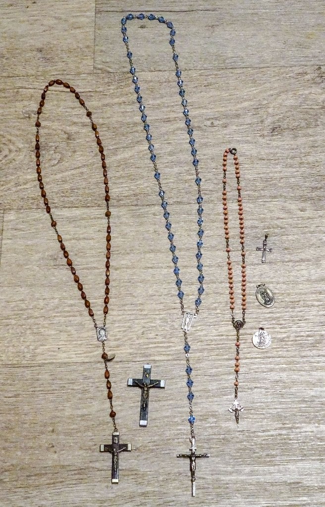 Antieke en vintage rozenkransen, Ophalen of Verzenden