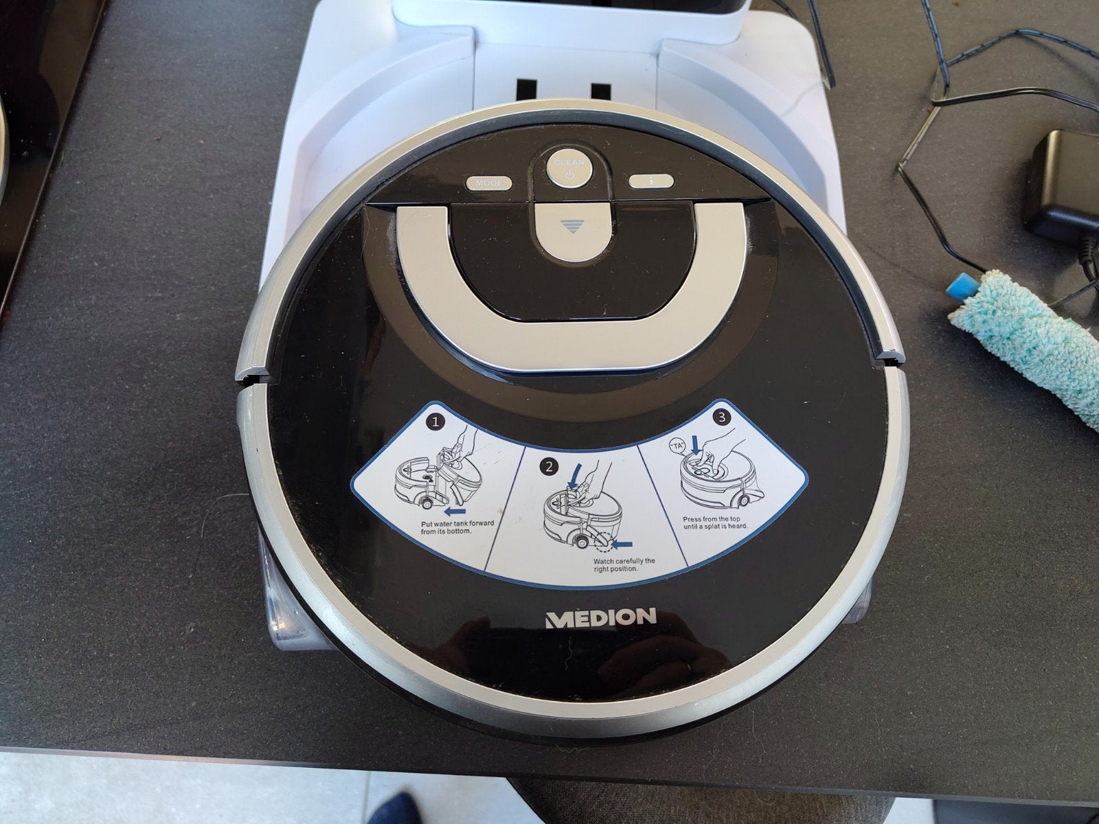 Medion MD 20051 Dweilrobot met Laadstation, Overige merken, Gebruikt, Draadloos, Overige typen