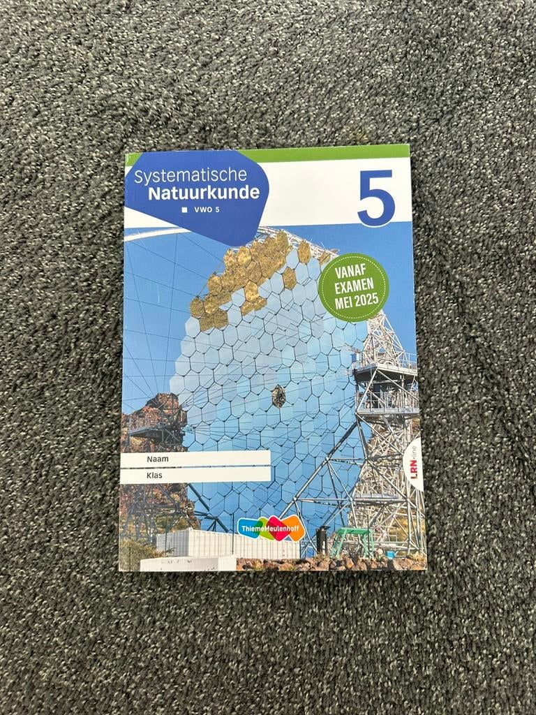 Systematische Natuurkunde 5 VWO, Verzenden, Zo goed als nieuw, VWO, Natuurkunde