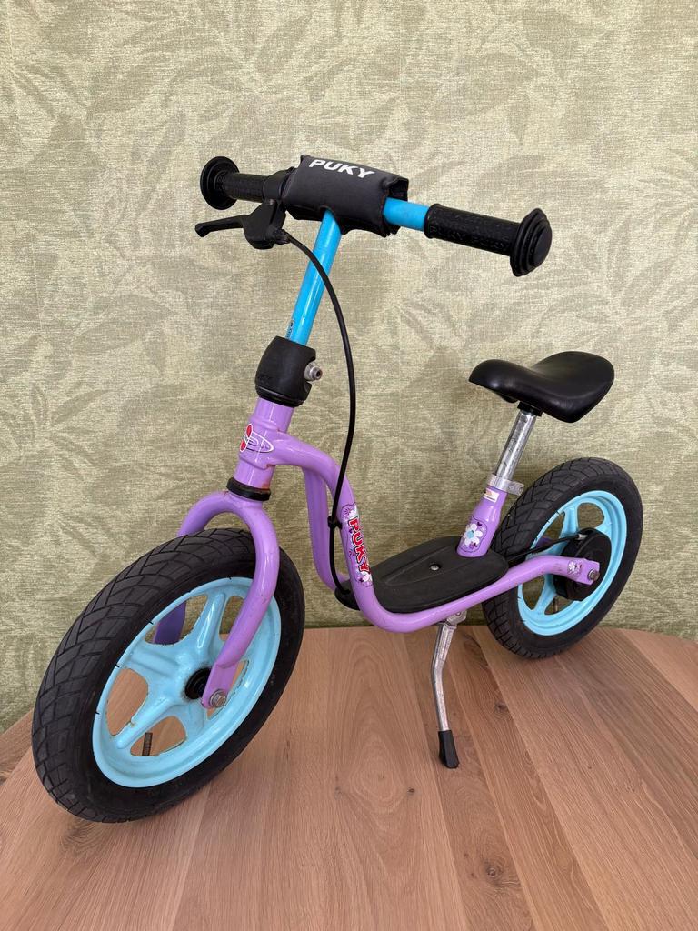 Puky loopfiets paars/blauw, Ophalen, Zo goed als nieuw, Loopfiets