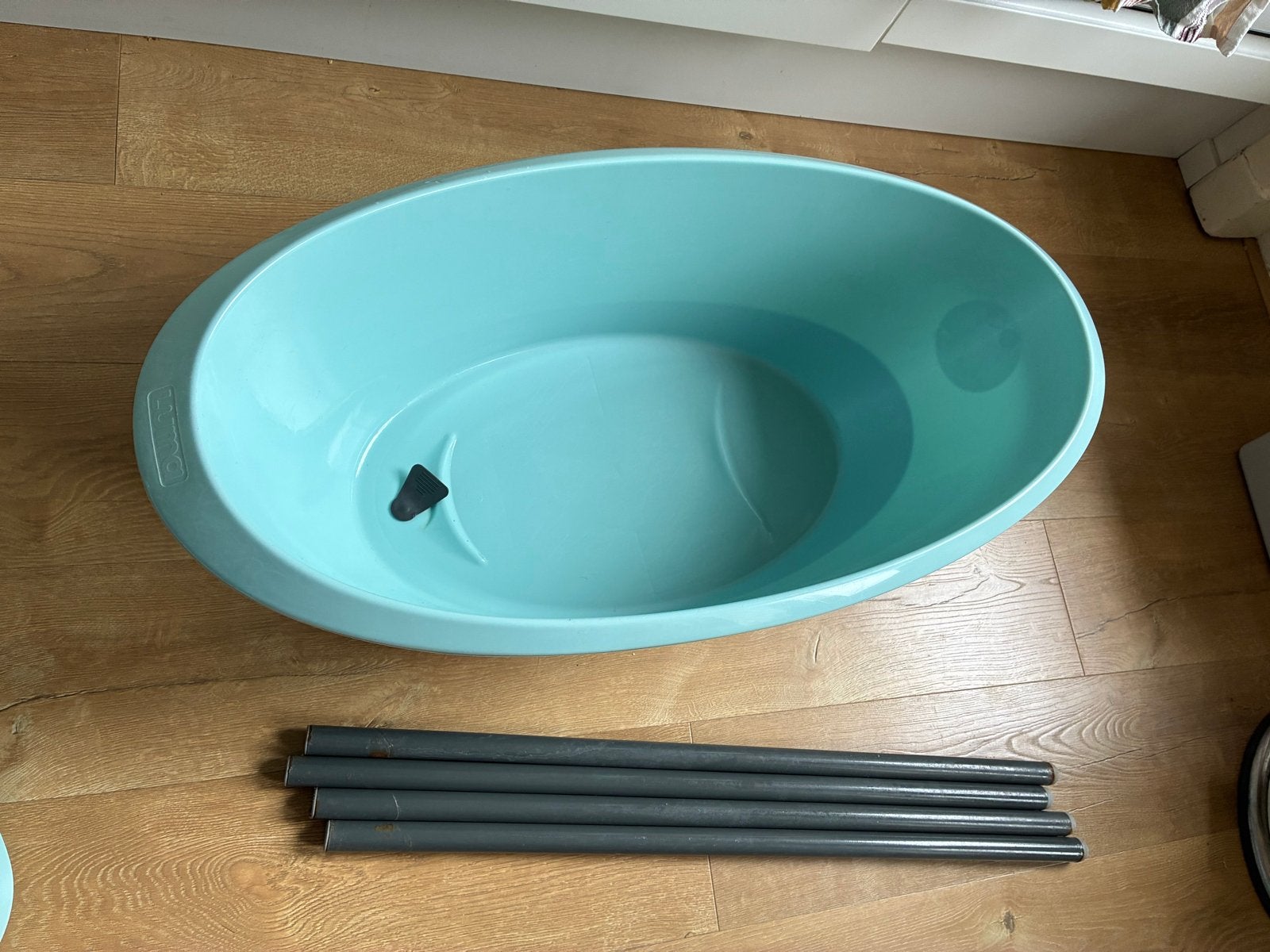 Babybadje met poten, babyzitje en luieremmer, Kinderen en Baby's, Badjes en Verzorging, Gebruikt, Badje, Standaard, Ophalen