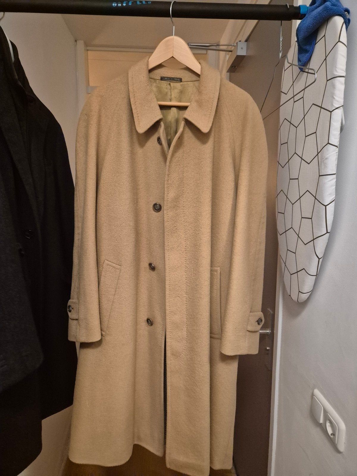 corneliani mantel camel wol / kasjmier, Kleding | Heren, Corneliani, Bruin, Maat 56/58 (XL), Ophalen of Verzenden