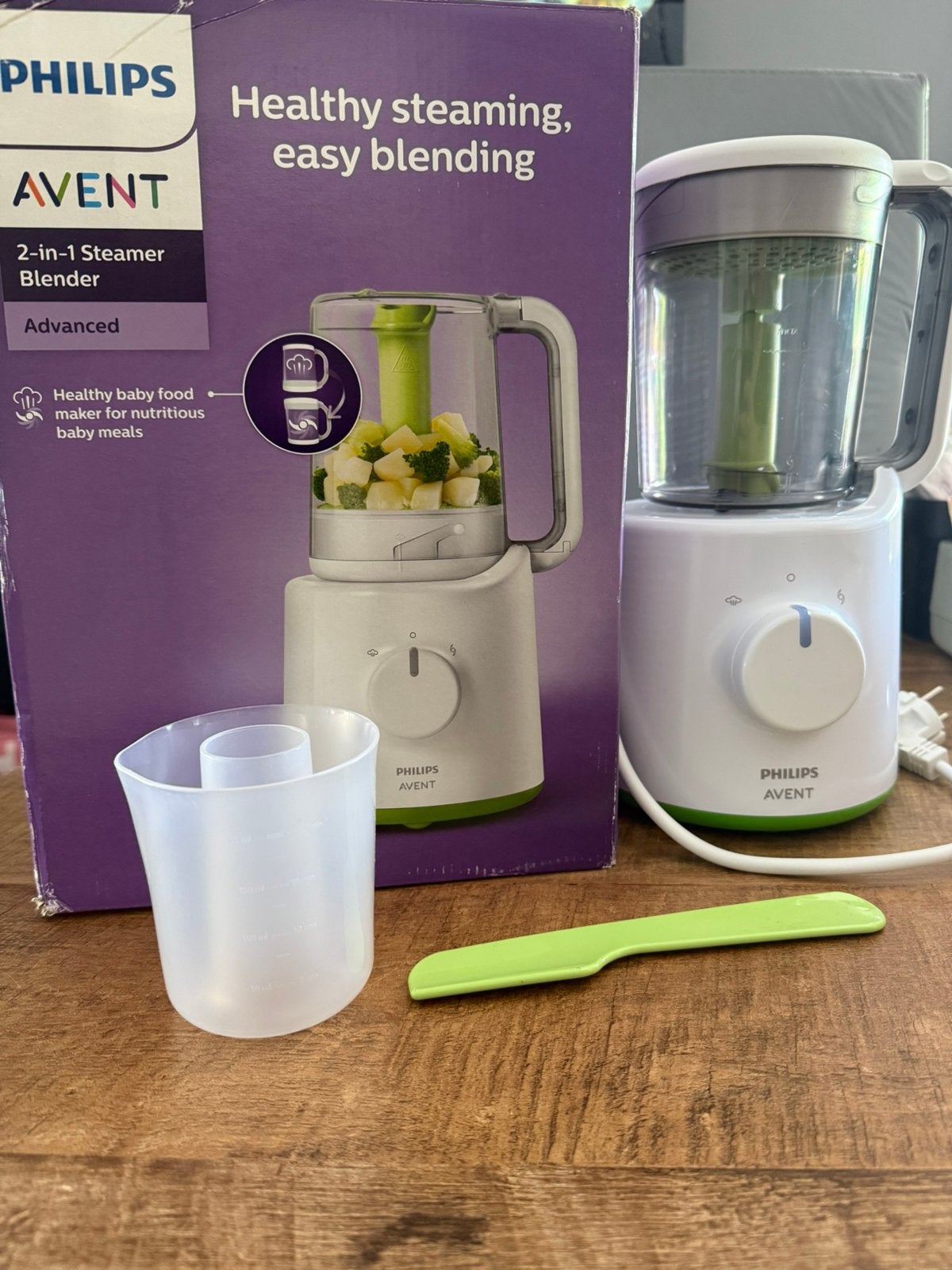 Philips avent 2 in 1 babysteamer voor hapjes, Ophalen of Verzenden, Zo goed als nieuw, Overige typen