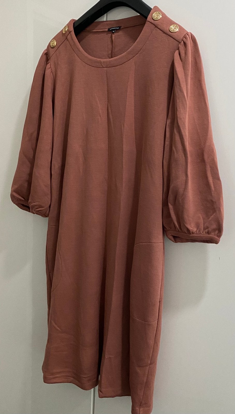 Caroline biss jurk, Ophalen of Verzenden, Zo goed als nieuw, Maat 46/48 (XL) of groter, Roze