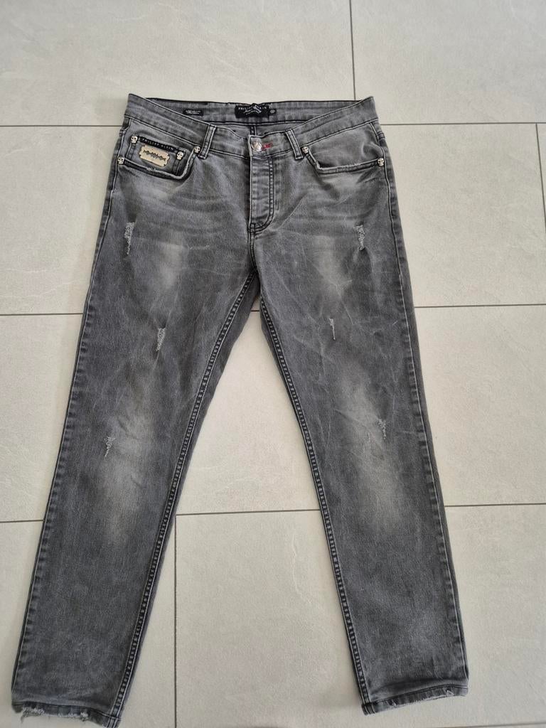 Philipp plein, Ophalen of Verzenden, Zo goed als nieuw, Blauw, W32 (confectie 46) of kleiner