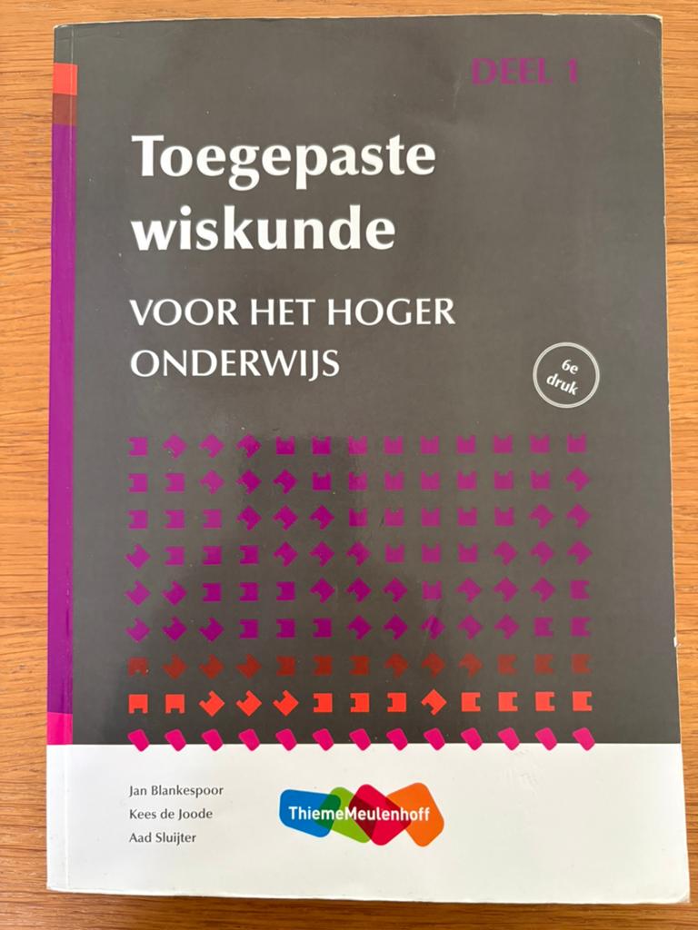 Toegepaste wiskunde voor het hoger onderwijs - 6de druk, Ophalen, Beta, Zo goed als nieuw, HBO