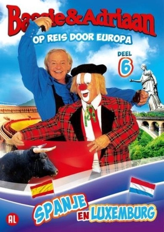 DVD Bassie & Adriaan - Op Reis Door Europa: Spanje/Luxemburg, Avontuur, Alle leeftijden, Zo goed als nieuw, Film