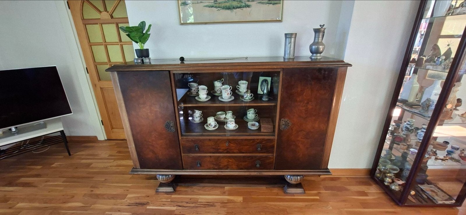 Antieke dressoir kast - Jaren '30 stijl, Antiek en Kunst, Ophalen