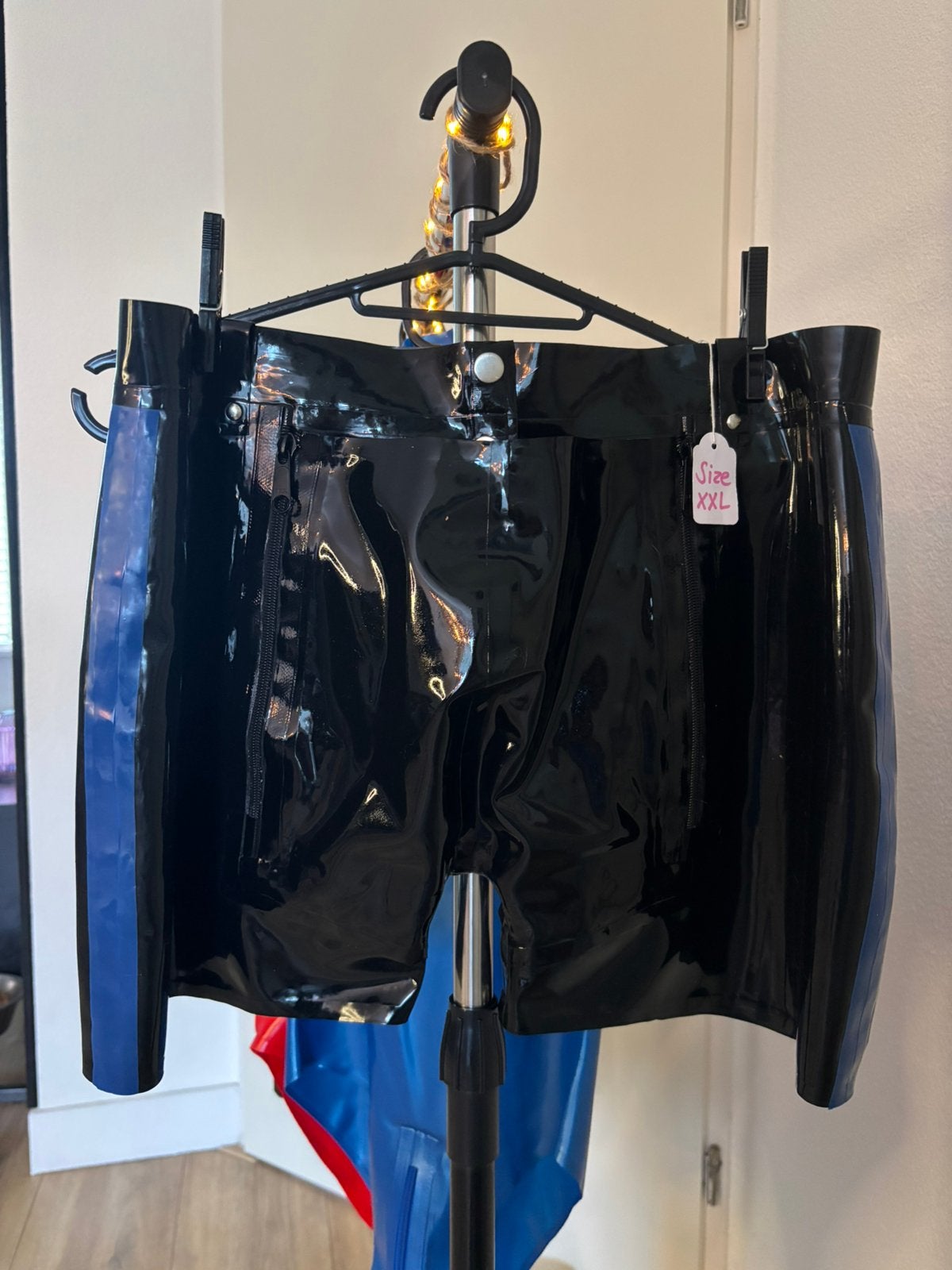 Boxer / Latex / Maat XXL, Verzenden, Zwart, Boxer