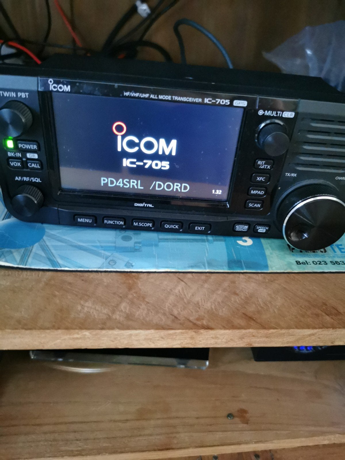 Icom ic 705, Ophalen of Verzenden, Zo goed als nieuw