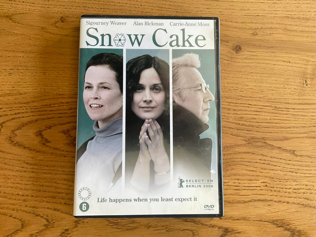 9). SNOW CAKE, met o.a. Sigourney Weaver, Alan Rickman., Cd's en Dvd's, Vanaf 12 jaar, Ophalen of Verzenden, Zo goed als nieuw