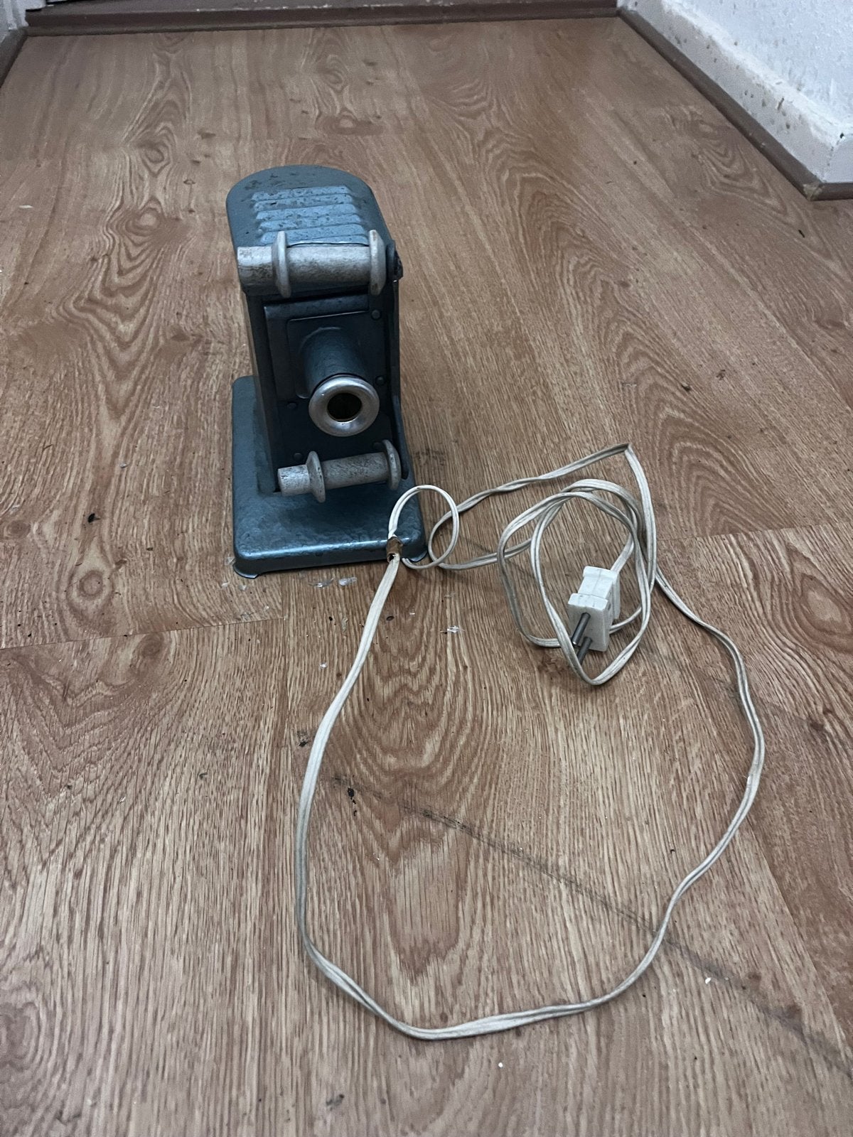 Vintage Toverlandaarn diaprojector, Ophalen of Verzenden, Gebruikt, Met scherm