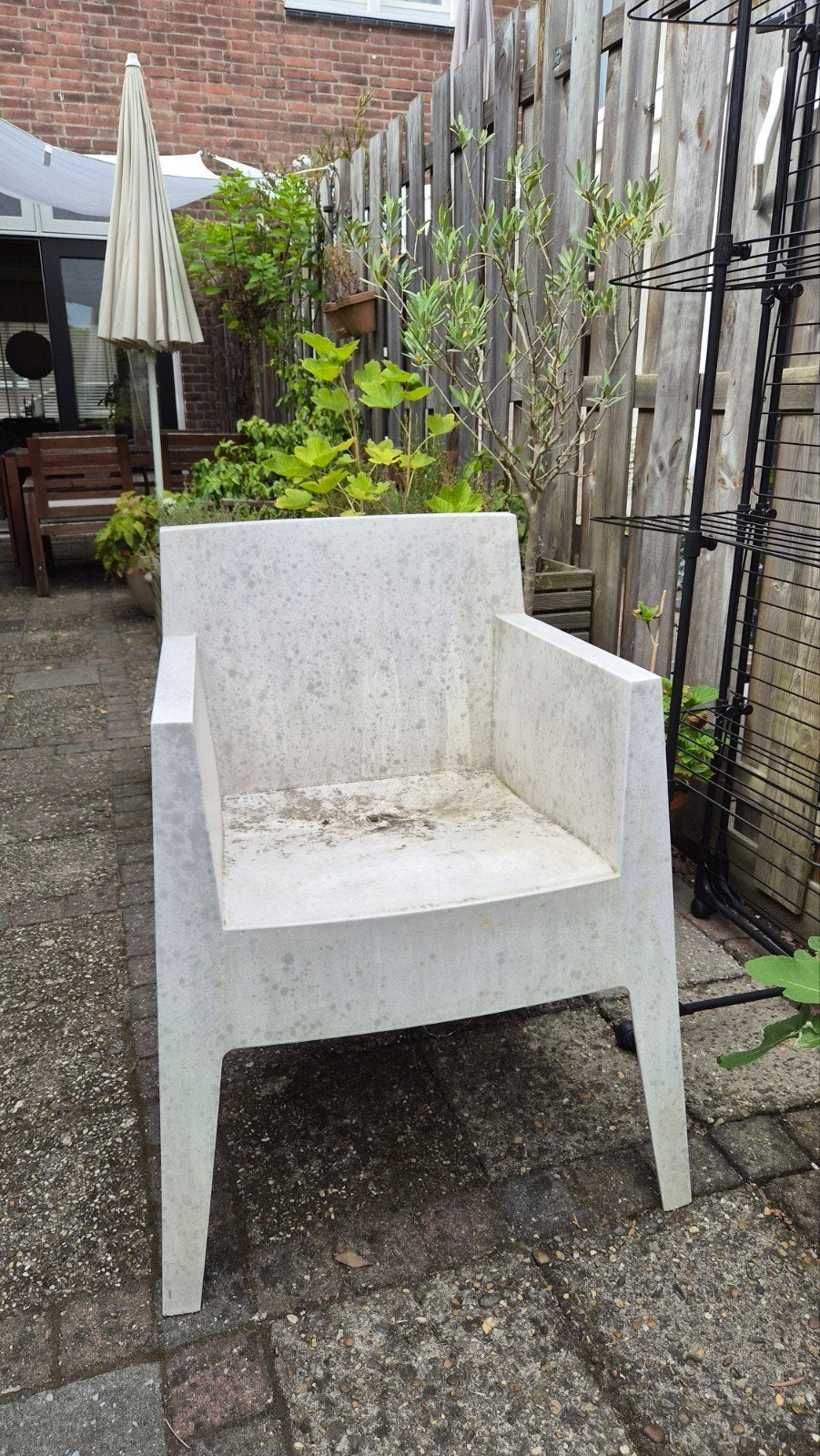 Driade Toy stoel Philippe Starck, Tuin en Terras, Ophalen, Gebruikt, Kunststof