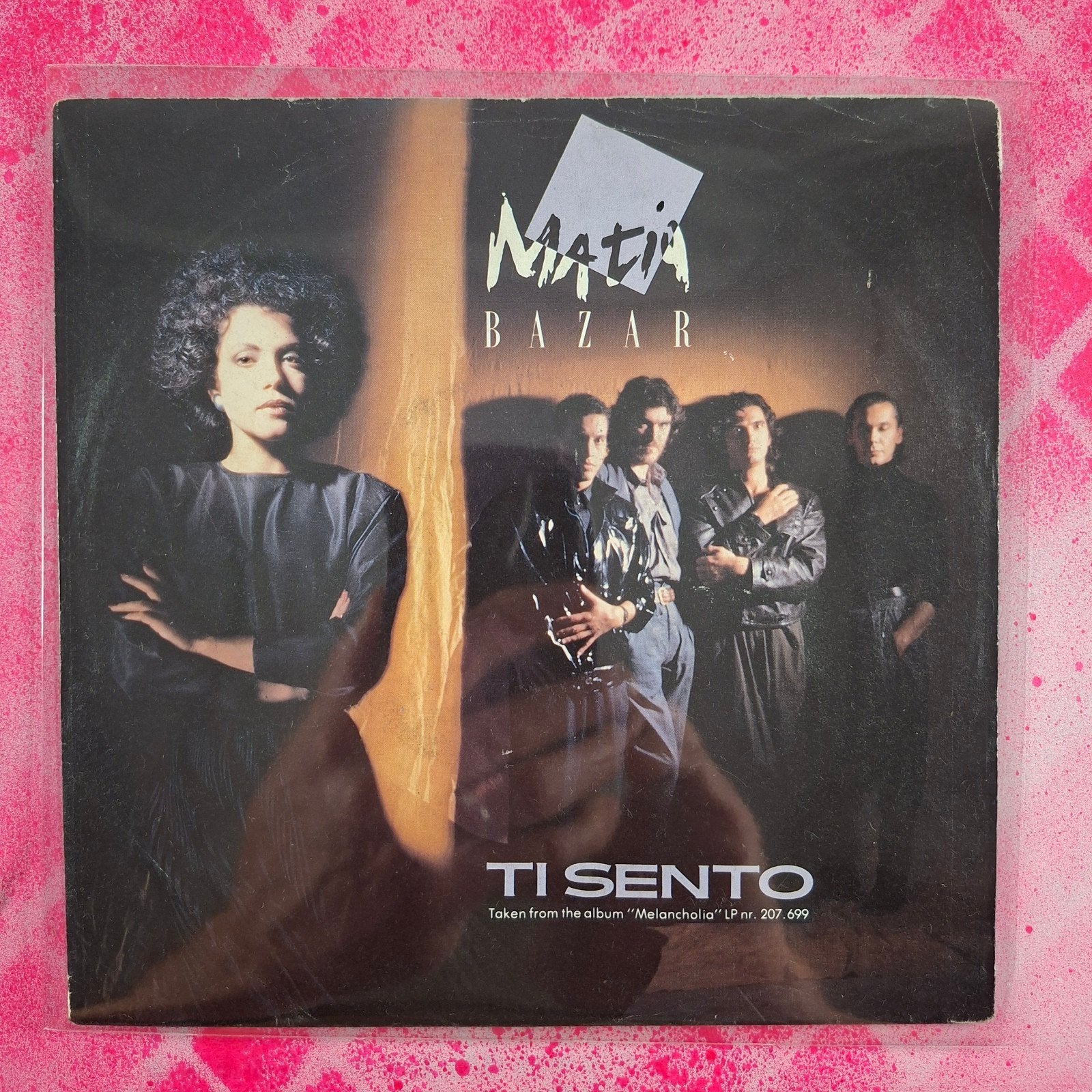 Maria Bazar Ti Sento single, Gebruikt, 7 inch, Pop, Overige typen