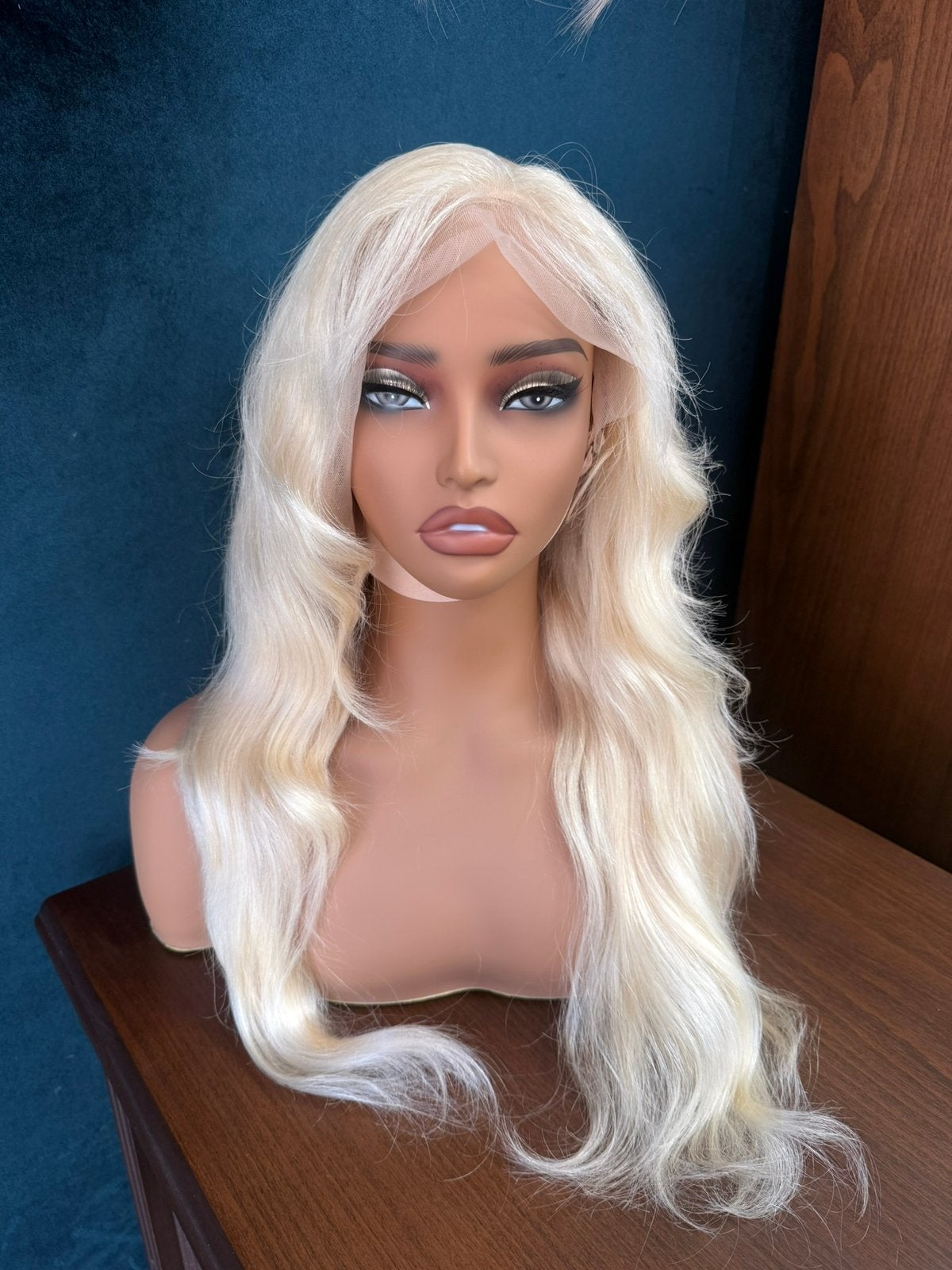 Pruik met mannequin 50/50%, Ophalen, Nieuw, Pruik of Haarverlenging