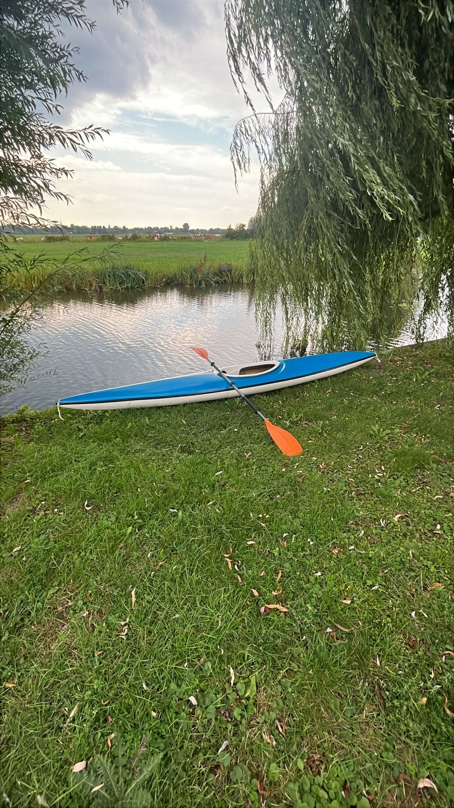 Superleuke kayak/kano, Watersport en Boten, Kano's, Ophalen, Gebruikt, Eén persoon, Met peddels