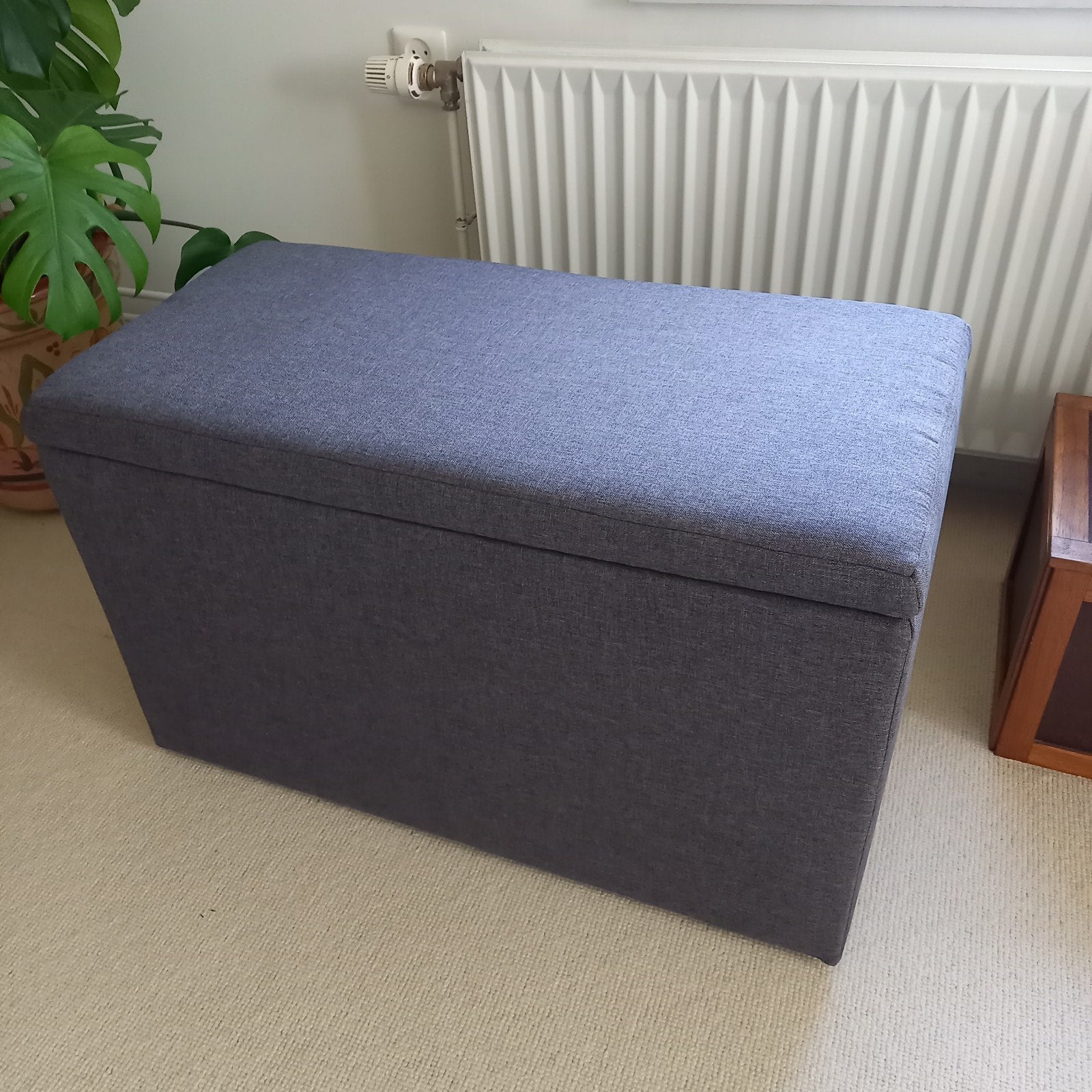 Opbergbox, bankje, Huis en Inrichting, Woonaccessoires | Kisten, Ophalen, Zo goed als nieuw, Minder dan 50 cm