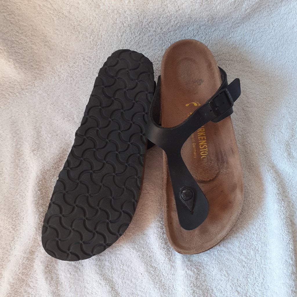 zwarte Birkenstock 39, Kleding | Dames, Schoenen, Zwart, Ophalen of Verzenden, Zo goed als nieuw, Birkenstock