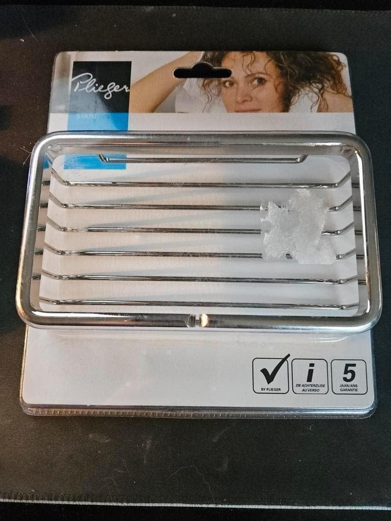 Plieger Start Zeephouder Inox nieuw in verpakking., Huis en Inrichting, Ophalen of Verzenden, Nieuw, Zwart, Overige typen