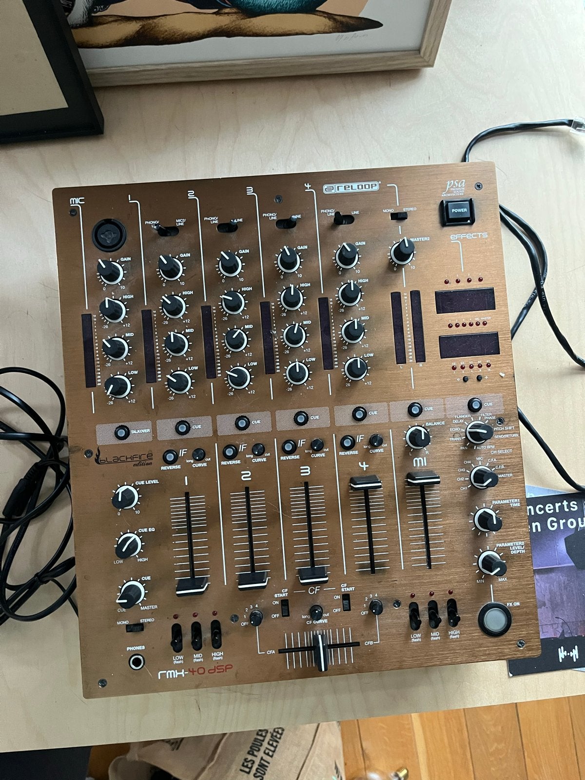 Reloop DJ-mixer RMX-40 - 4-kanaals met effecten, Ophalen, Gebruikt, Dj-set, Reloop