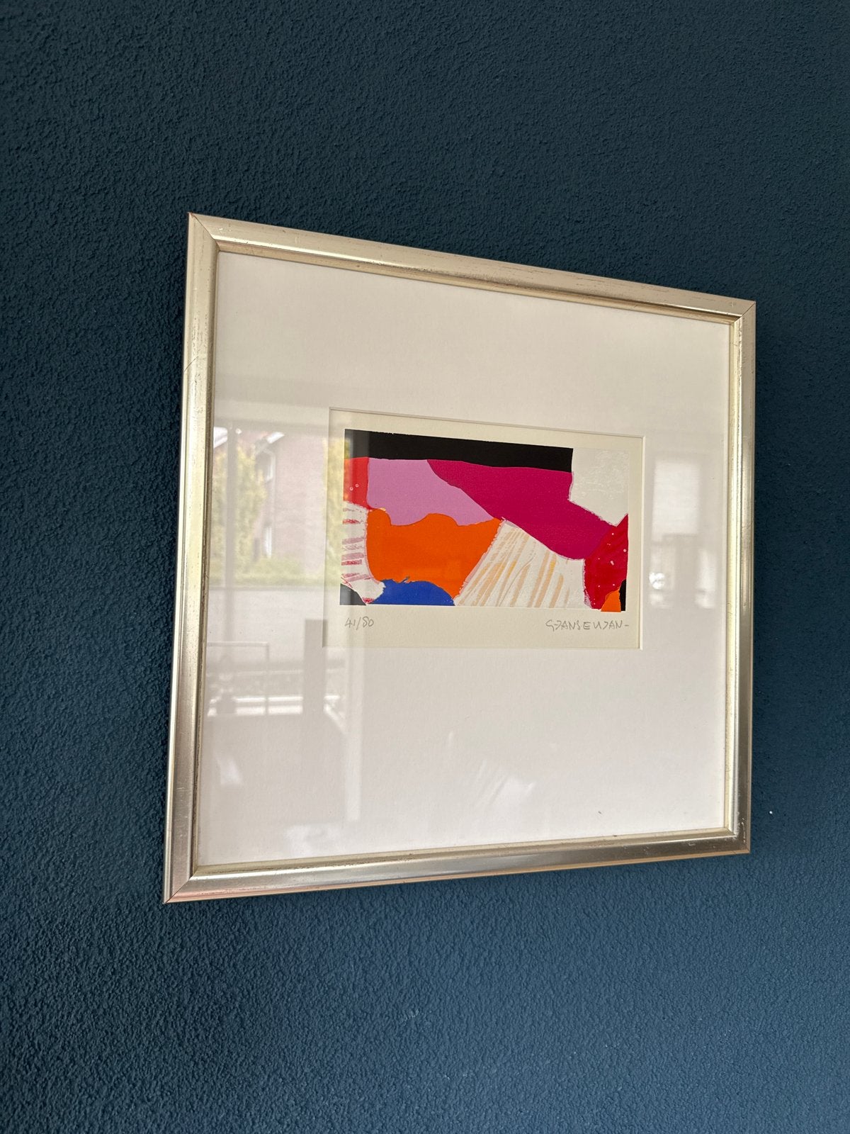 Gesigneerde en genummerde litho van Geert Jan Jansen, Antiek en Kunst, Gelimiteerde oplage, Ophalen, Abstract, Lithografie