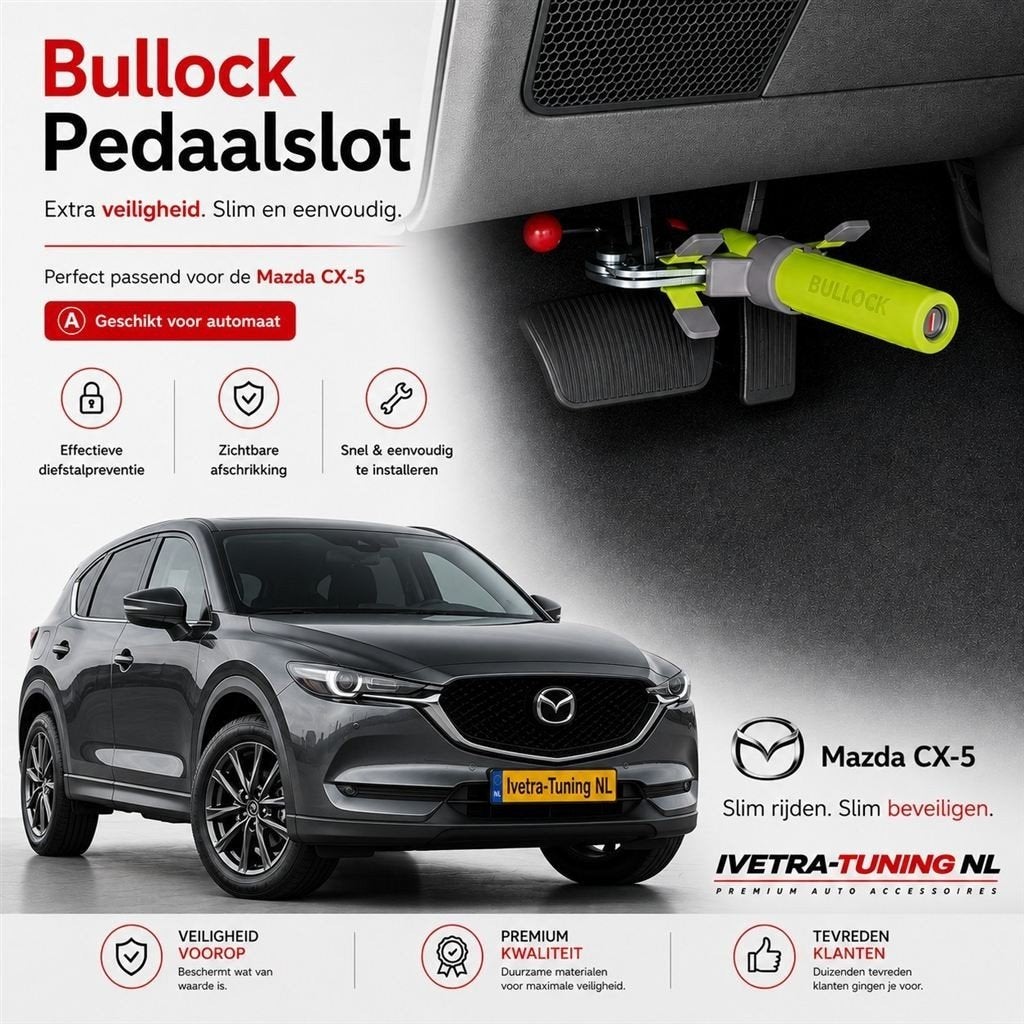 Pedaalslot Mazda CX5 | Automaat | Beveiliging Mazda CX5, Ophalen of Verzenden, Info@ivetra-tuning.nl | www.ivetra-tuning.nl, Ivetra-Tuning NL
