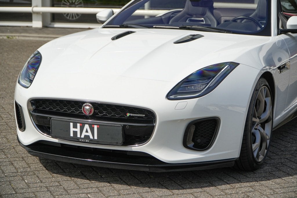Jaguar F-Type 2.0T R-Dynamic Convertible (bj 2018), Auto's, Jaguar, Achterwielaandrijving, 4 cilinders, Cabriolet, Wit