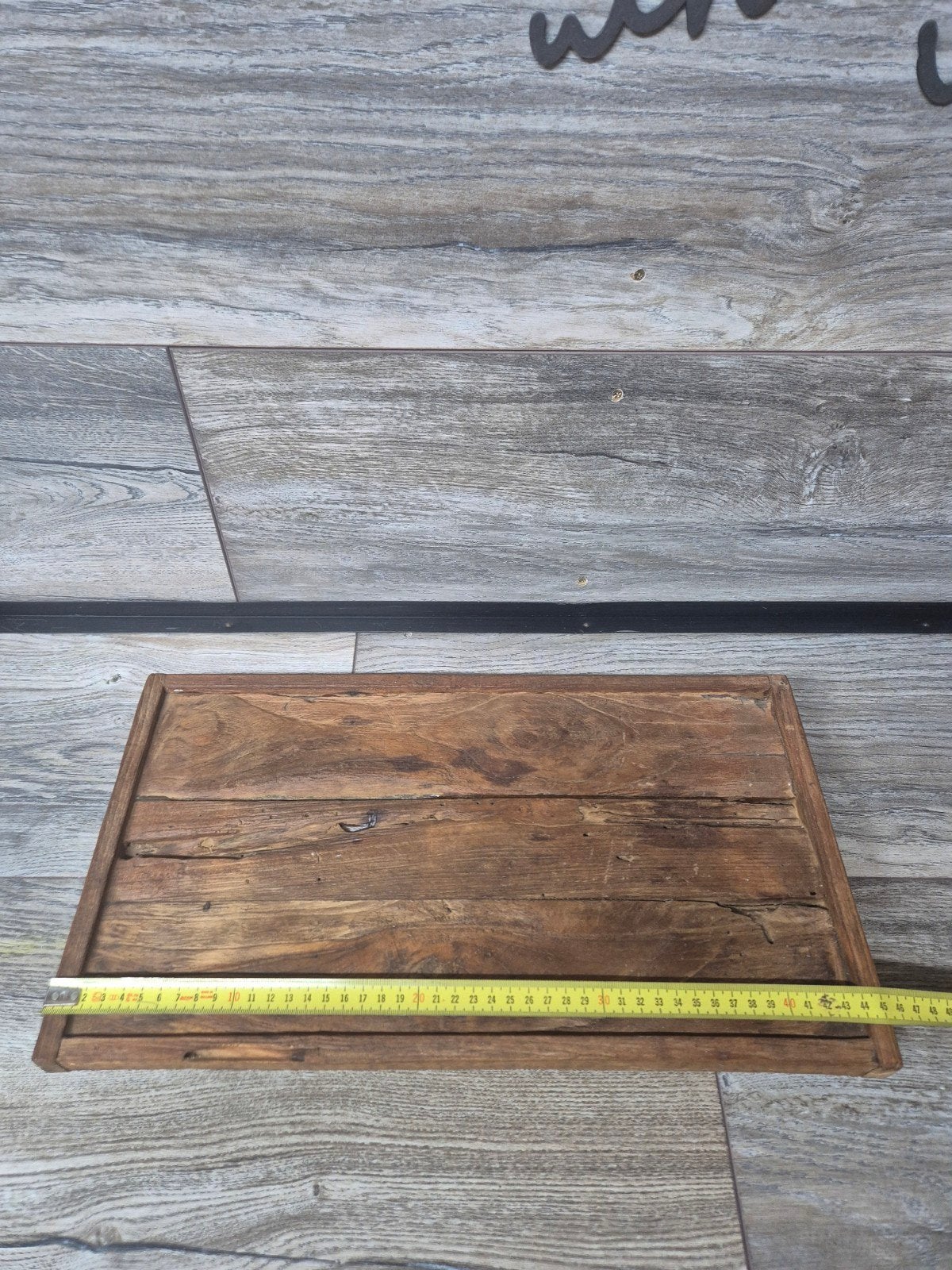prachtige houten dienblad maten zie foto's, Ophalen of Verzenden, Zo goed als nieuw, Rechthoekig, Hout