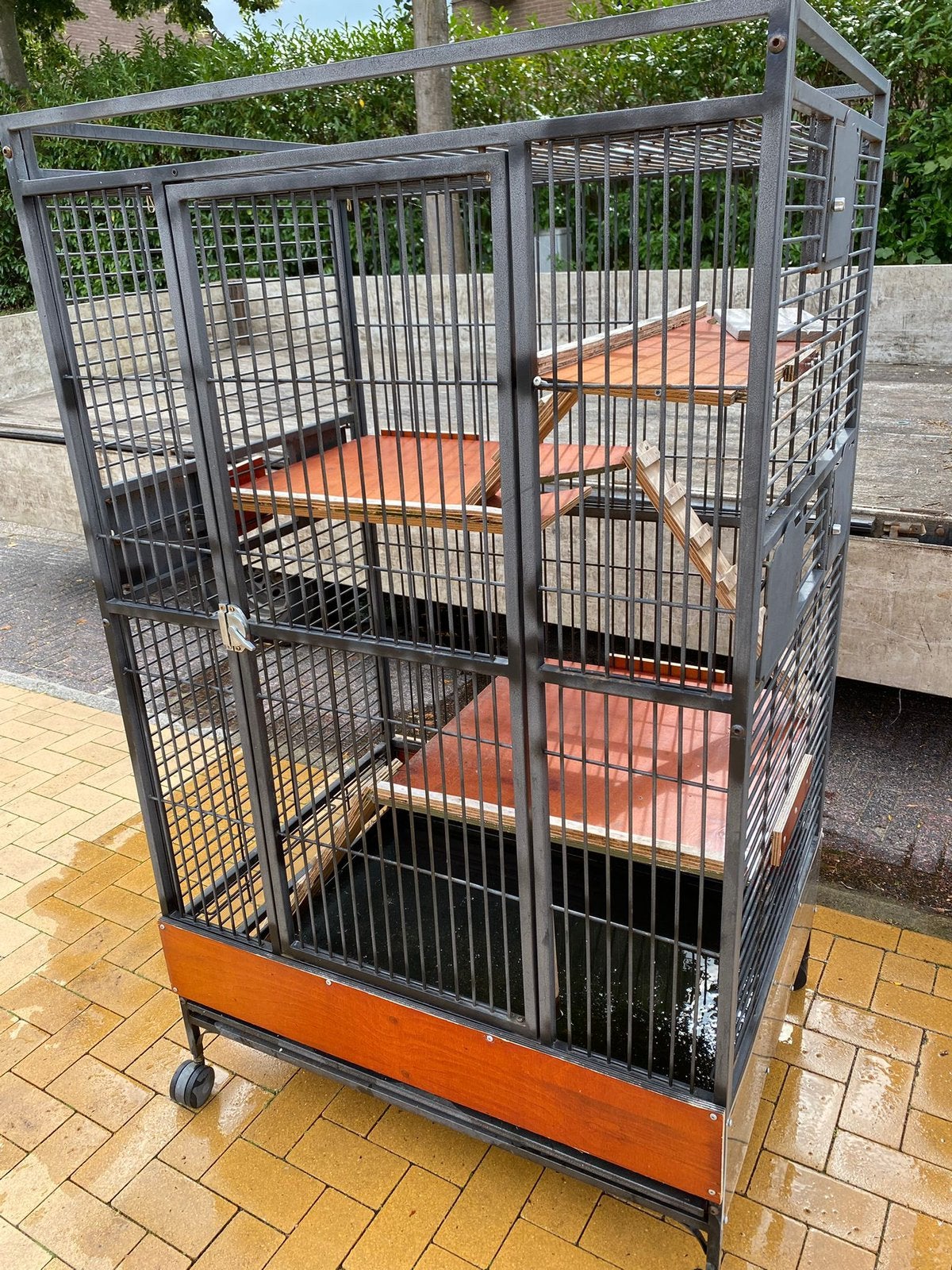Prachtige fretten kooi op wieltjes, Ophalen, Gebruikt, Kooi, Fret