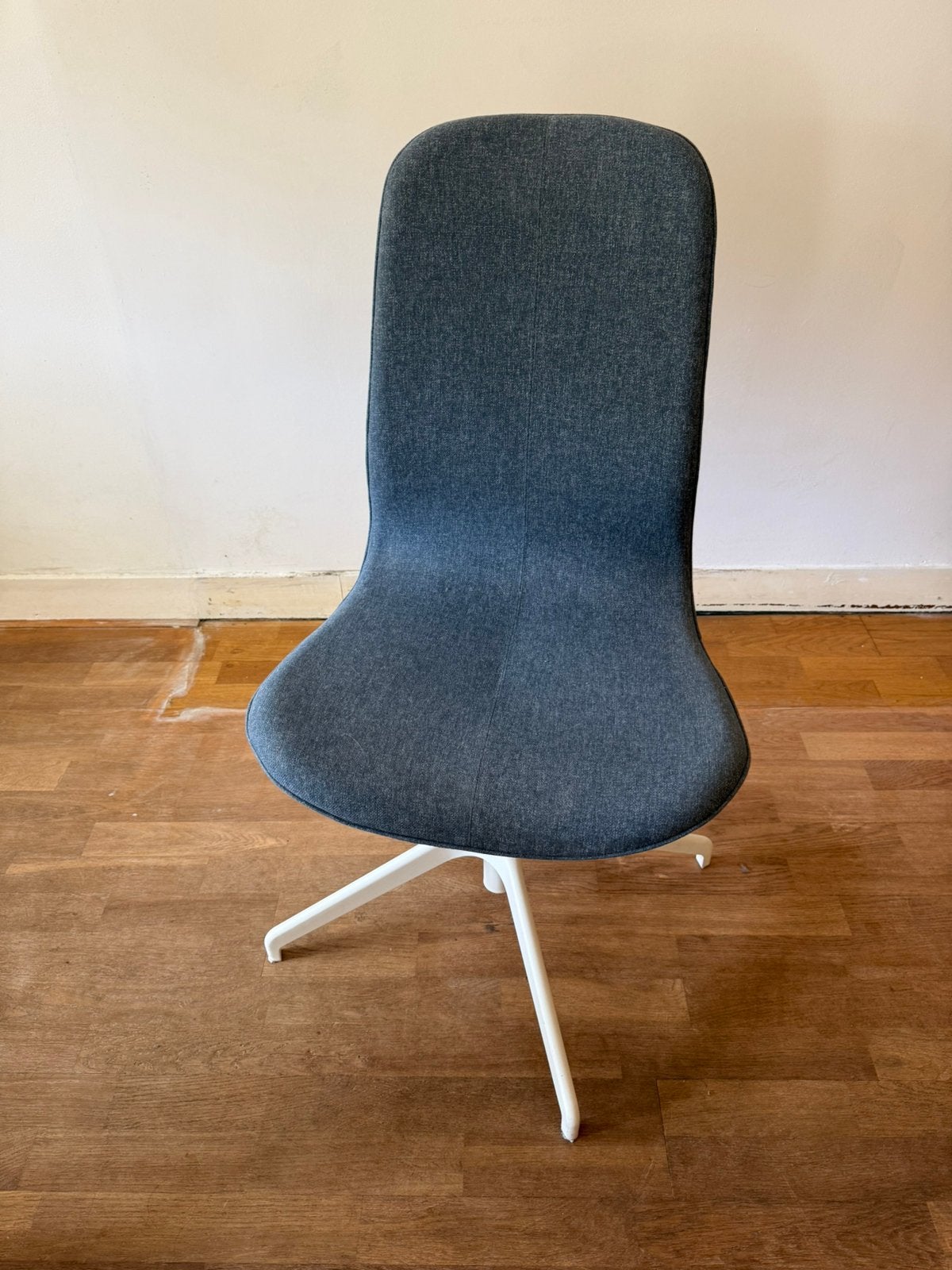 LÅNGFJÄLL bureaustoel, Gunnared blauw/wit ikea, Ophalen, Zo goed als nieuw, Blauw