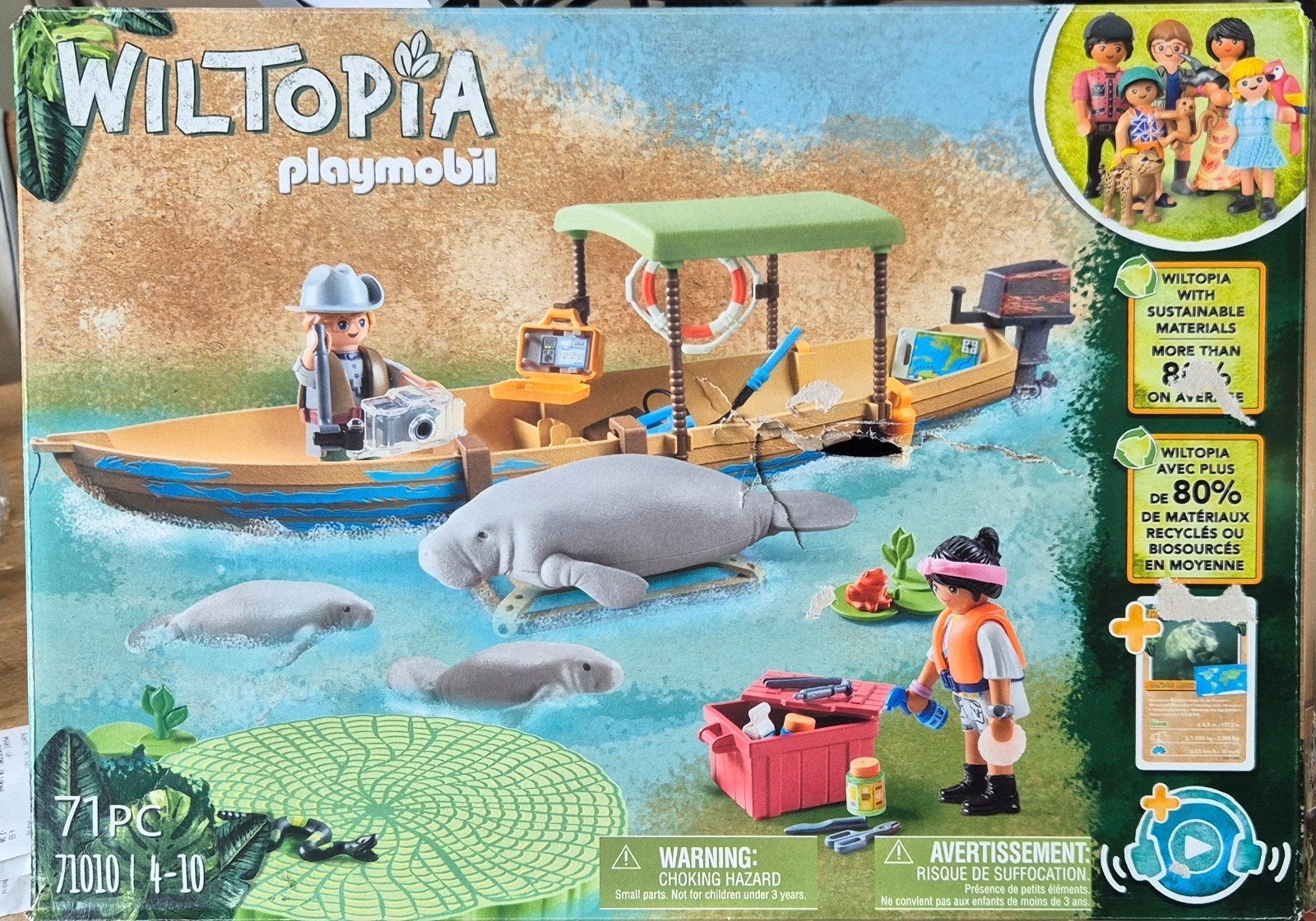 Playmobil Wildtopia 71010, Kinderen en Baby's, Speelgoed | Actiefiguren, Ophalen, Zo goed als nieuw