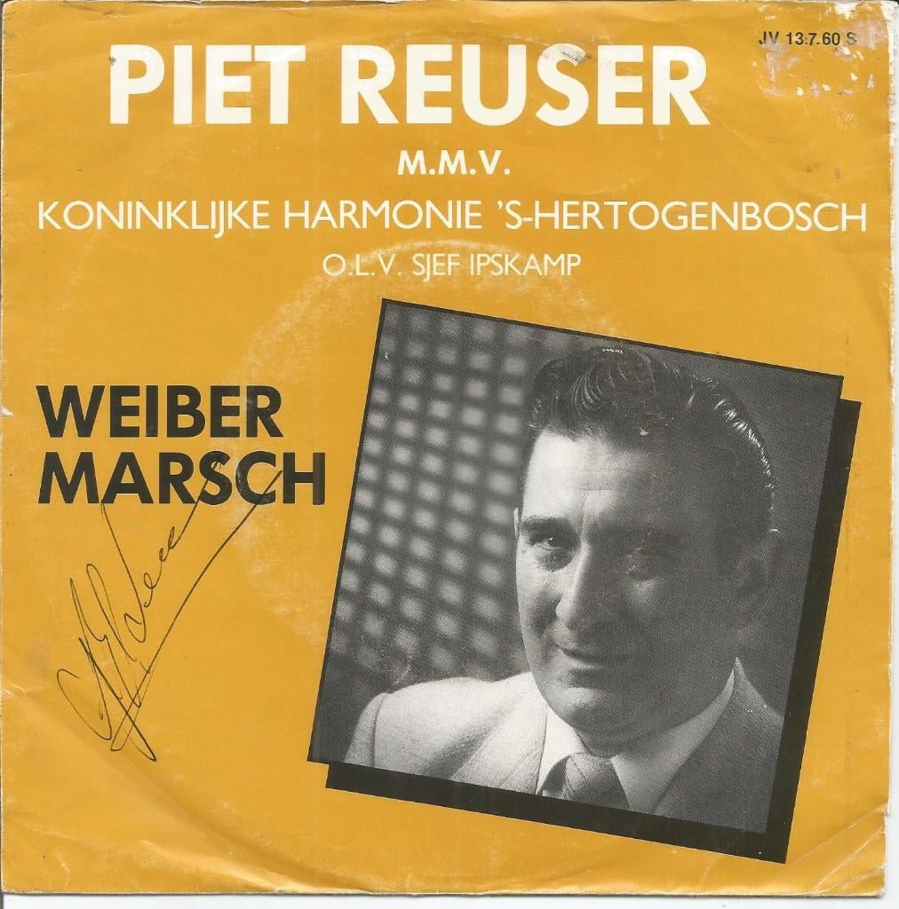 Piet Reuser - Weiber Marsch (from Duke-town with Love), Ophalen of Verzenden, Zo goed als nieuw, Overige formaten, Streekmuziek