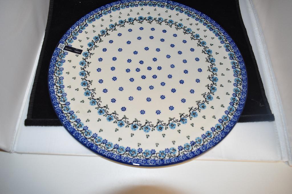 Pizzabord Royal Blue Bunzlau Castle servies, Keramiek, Ohmstraat 20, 3861NB Nijkerk, Nieuw, Ophalen of Verzenden