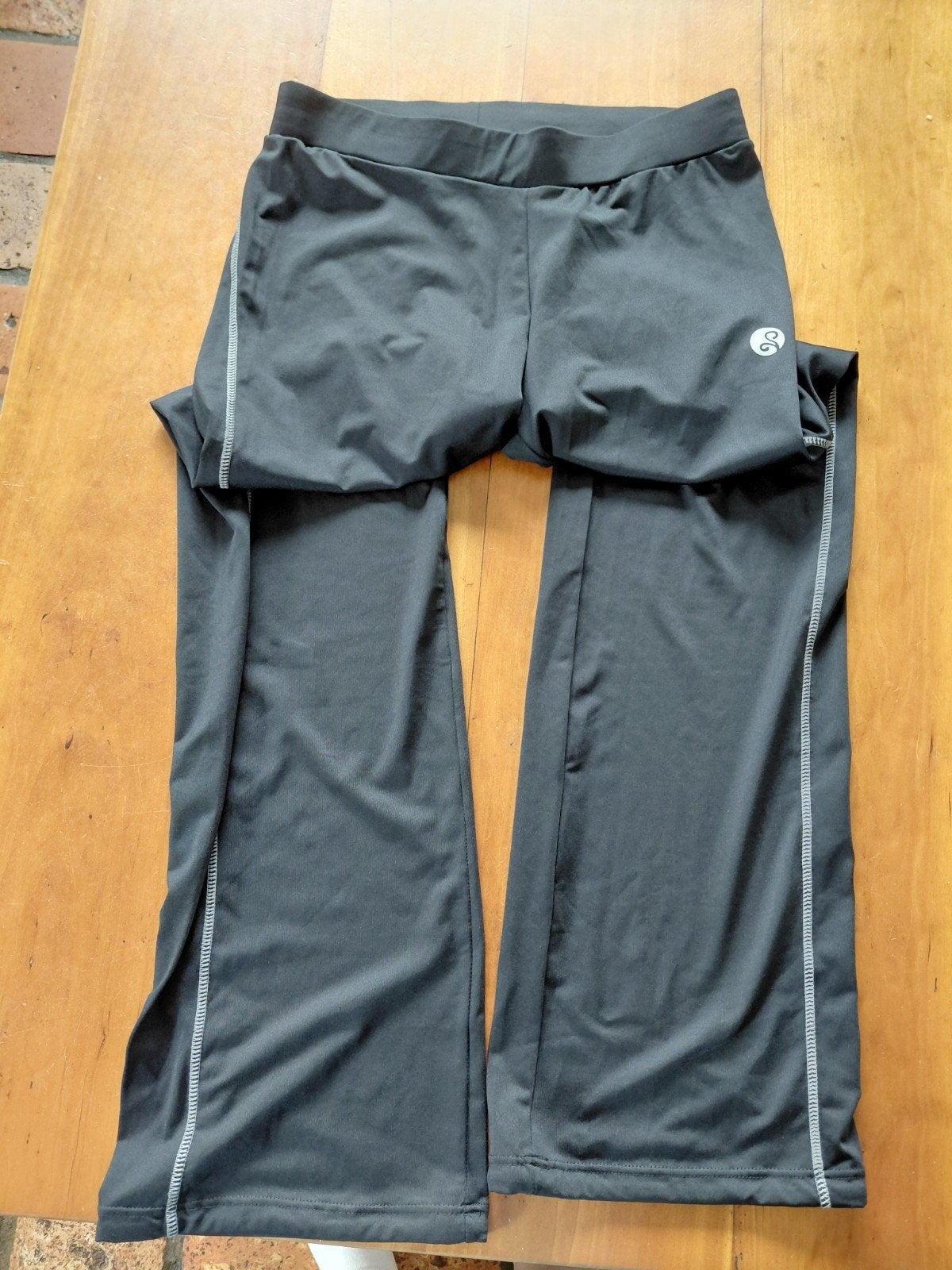 Leontien sport/ fitness broek mt L, Ophalen of Verzenden, Nieuw, Zwart, Fitness of Aerobics