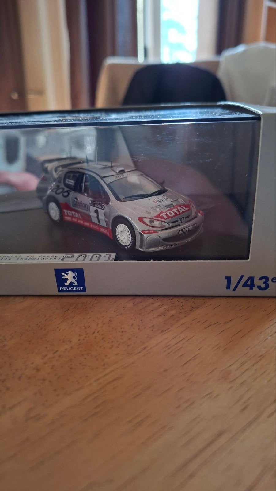 Peugeot 206 WRC Rally Kampioenschap Modelauto 1/43, Ophalen of Verzenden, Zo goed als nieuw, Overige typen