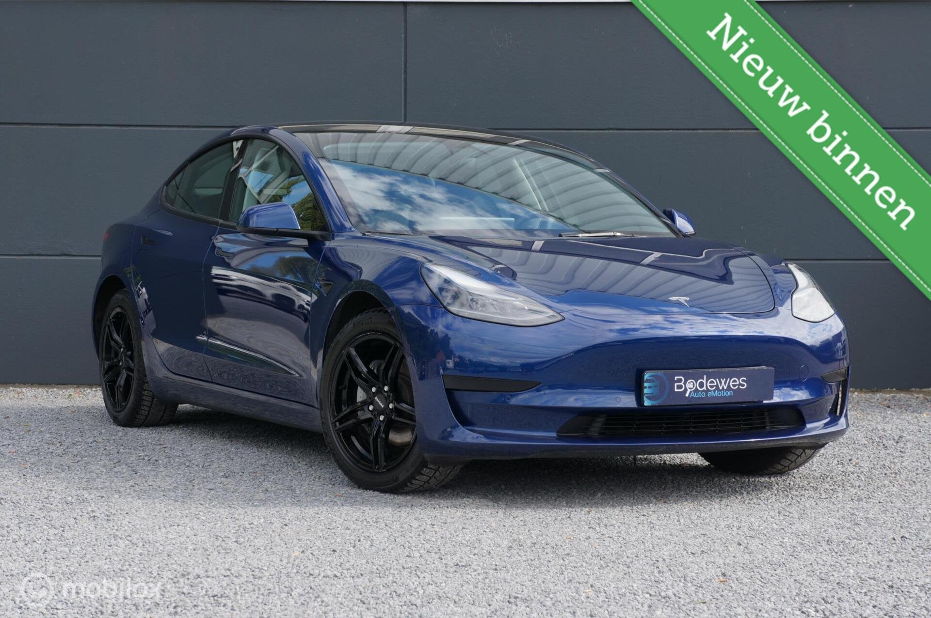 Tesla Model 3 Standard RWD Plus 60 kWh Leder FSD Pano Garan!, Automaat, Achterwielaandrijving, Gebruikt, Zwart
