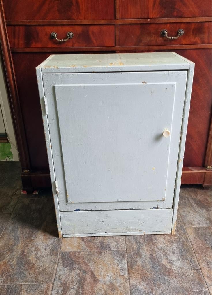 (Frans?)Brocante vintage houten kastje, Ophalen