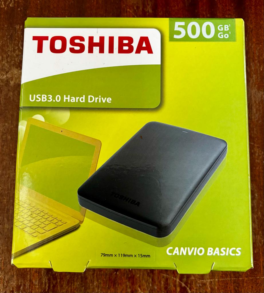 Toshiba Canvio Basics 500GB USB 3.0 Externe Harde Schijf, Computers en Software, Harde schijven, Server, HDD, Nieuw, Ophalen of Verzenden