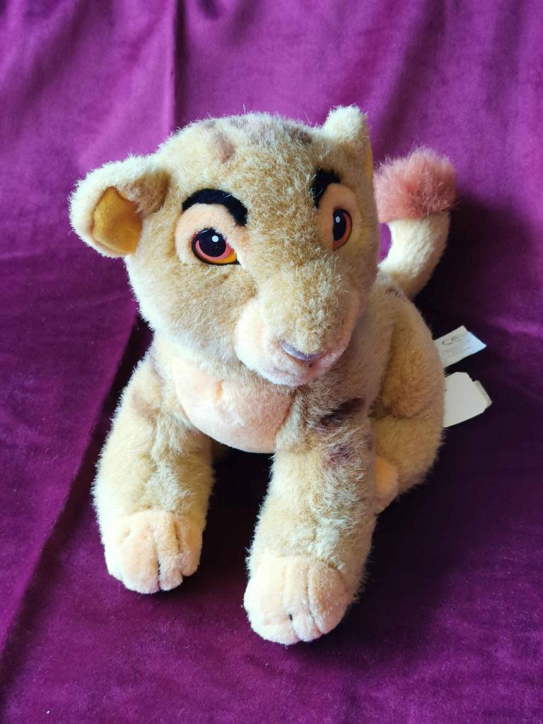 Simba lion king knuffel mattel, Verzamelen, Disney, Ophalen of Verzenden, Leeuwenkoning of Jungle Boek, Zo goed als nieuw, Knuffel